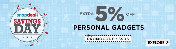  Personal Gadgets: Extra 5% Off