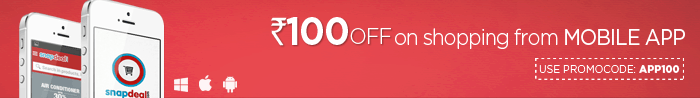  Rs. 100 Off on shopping from Mobile App