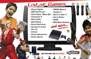 Rs. 40 for 2 hours of video games worth Rs. 100 at Spiel