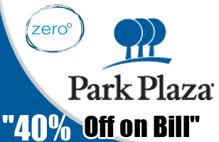 Rs. 30 to get 40% off on the total bill at Zero Degree, Park Plaza