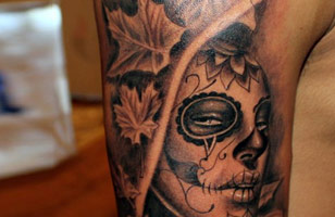 Rs. 139 for 1-sq inch of permanent coloured Or black and grey tattoo worth Rs. 500 at Ink 