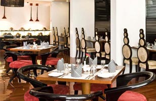 Rs. 239 for lunch/dinner buffet worth Rs. 435 at Ebony Boutique Hotel - Cascade