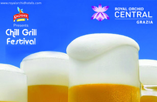 Rs. 49 to get flat 50% off at Kingfisher Chill Grill festival at Twilight, Royal Orchid 