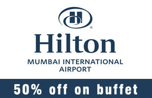 Rs. 99 for 50% off on buffet lunch/dinner at The Brasserie, Hilton Mumbai