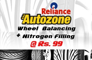 Rs. 99 for wheel balancing and nitrogen filling worth Rs. 800 at Reliance Autozone