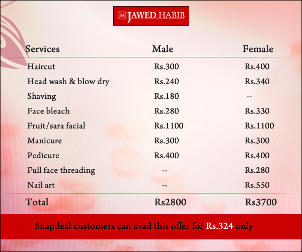 Jawed Habib Haircut Price In Bareilly