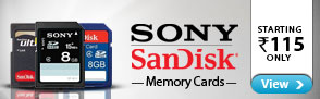 Sony, Sandisk Memory Cards from Rs.115