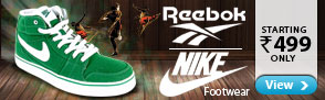 Reebok, Nike from Rs.499