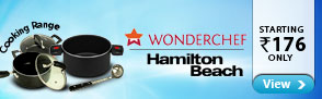 Wonderchef, Hamilton starting Rs.176