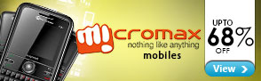 Micromax mobiles upto 68% of