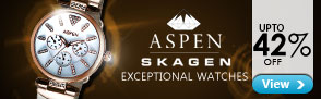 Upto 42% off on Aspen and Skagen watches
