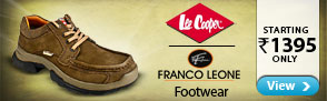  Lee Cooper and Franco leone Footwear starting Rs.1395 Only
