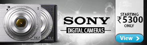 Sony Cameras starting Rs 5300 Only