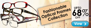Upto 68% off fashionable optical frames collection
