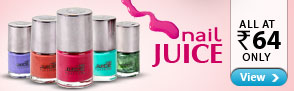 Nail Juice nail paints all at Rs.64 Only