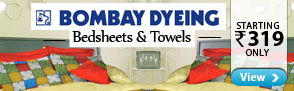 Bedsheets & Towels from Bombay Dyeing starting Rs 319