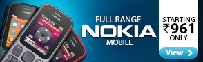 Nokia Mobiles starting Rs 961