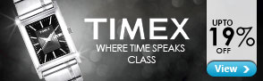 Timex watches upto 19% Off