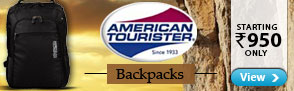Backpacks from American Tourister starting at Rs.950