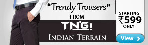 Men's Trousers Starting Rs.599