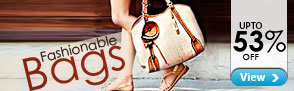 Upto 53% off Fashionable Bags