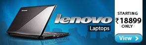 Lenovo Laptops from Rs.18899