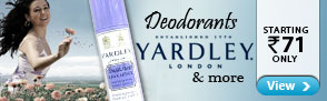 Yardley - Deodorants from Rs.71