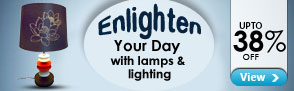 Upto 38% off Lamps