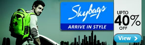 Upto 40% off Skybags