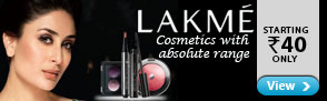 Lakme cosmetics from Rs.40