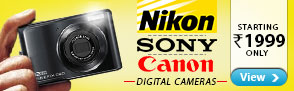 Sony,Canon-Digi Cams @ Rs.1999
