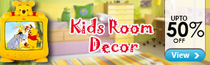 Upto 50% off Kids Room Decor