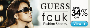 34%off FCUK & GUESS Sunglasses