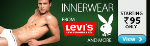 Men innerwear from Levis and more starting at Rs.95