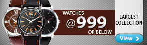 Watches at Rs. 999