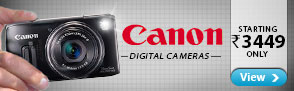 Canon DigiCam starting Rs.3449 