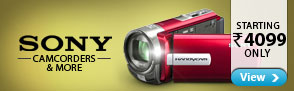 Sony camcorders and more starting Rs 4099