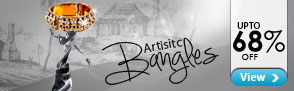 Artistic bangles upto 68% off