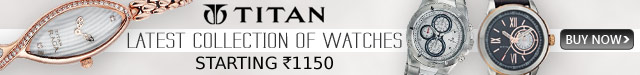 Latest Collection of Titan watches:Starting@Rs.1150