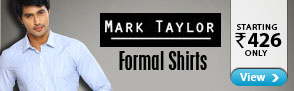 Formal Shirts from Mark Taylor starting at Rs.426