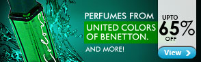 Upto 65% off on perfumes from Benetton and more