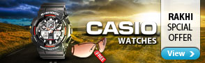 Casio Watches with Free Shades