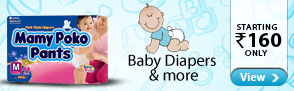 Baby Diapers and more starting Rs 160