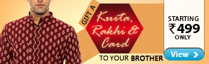Rakhi Special offer on Kurtas for Men