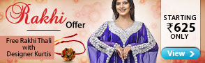 Rakhi Special offer on Kurtis