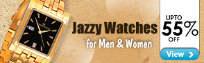 Jazzy Watches - Upto 55% off
