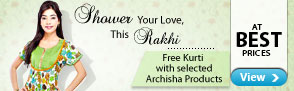 Rakhi Offer on Archisha Kurtis
