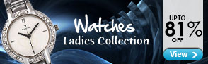Upto 81% off Ladies Watches