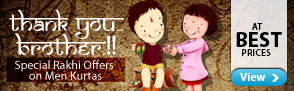 Rakhi offer on Men Kurtas