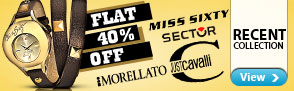 Flat 40%off Miss Sixty Watches